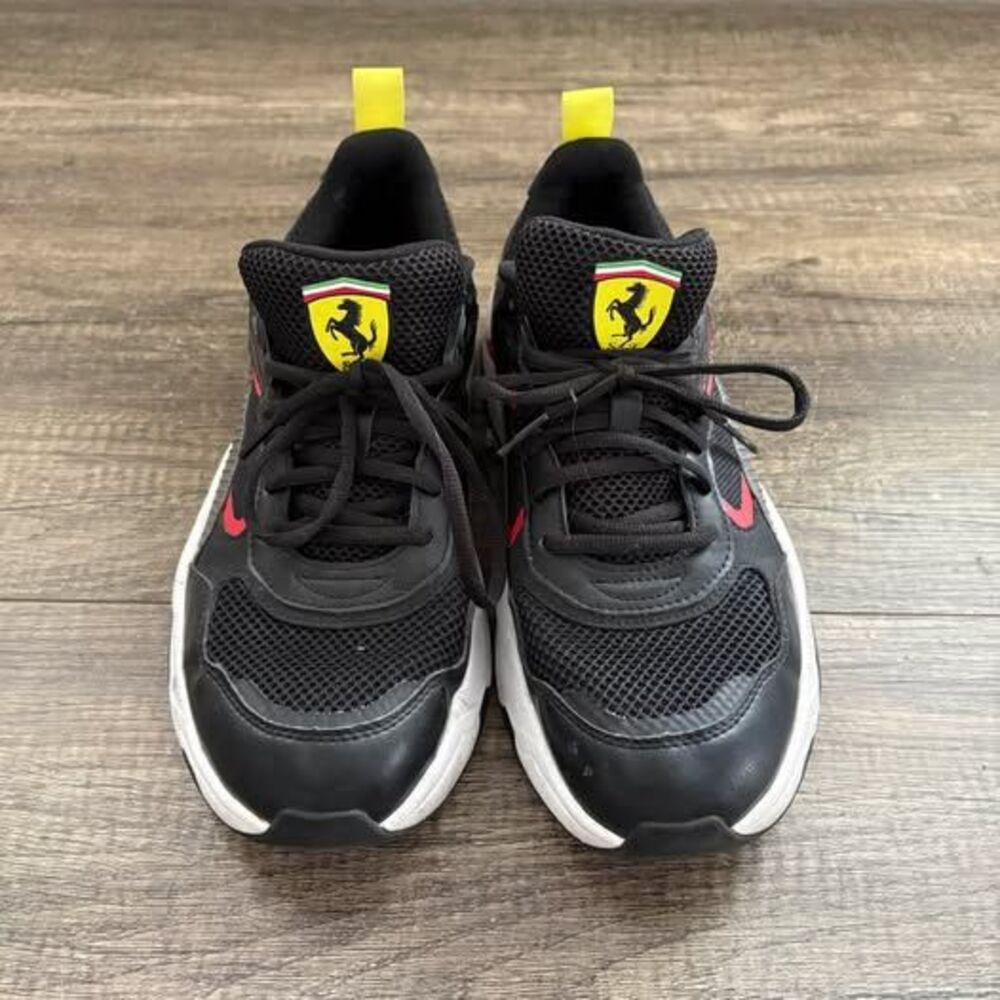 Puma Scuderia Ferrari Trinity Men's Sneakers Size 11.5 Black Red